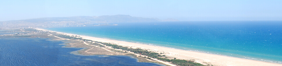 The lagoon of Nador (Mar Chica)